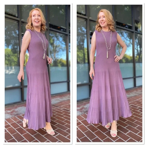 Peruvian Connection | Dresses | Peruvian Connection Gorgeous Knit Dress  With Ribbed Pleats Like New | Poshmark